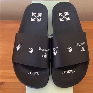 Off-White c/o Virgil Abloh Pool Logo Slide Size 40